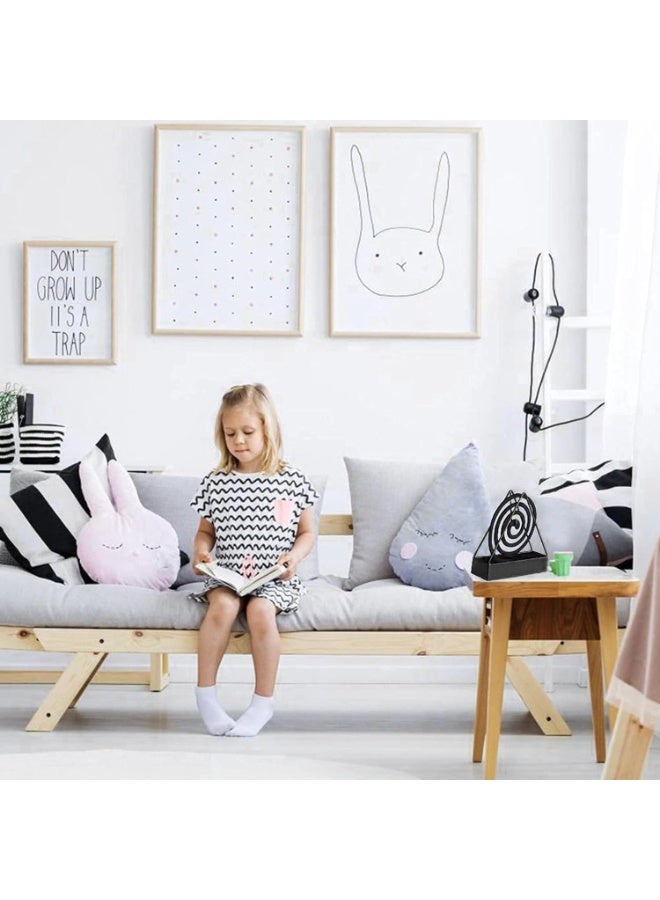 ChicAbode Mosquito Coil Holder, Iron Mosquito Coil Holder, Durable Metal Mosquito Repellent Anti Mosquitoes Tray, Coil Holder for Home (Triangle) - Image 5